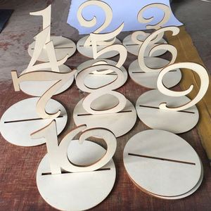 Antique Finish Wooden Sign / <strong>Table</strong> <strong>Numbers</strong> - Product Image 6