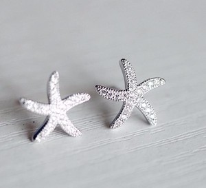New Fashion 925 starfish <span class=keywords><strong>orecchini</strong></span> per le Donne - Product Image 2