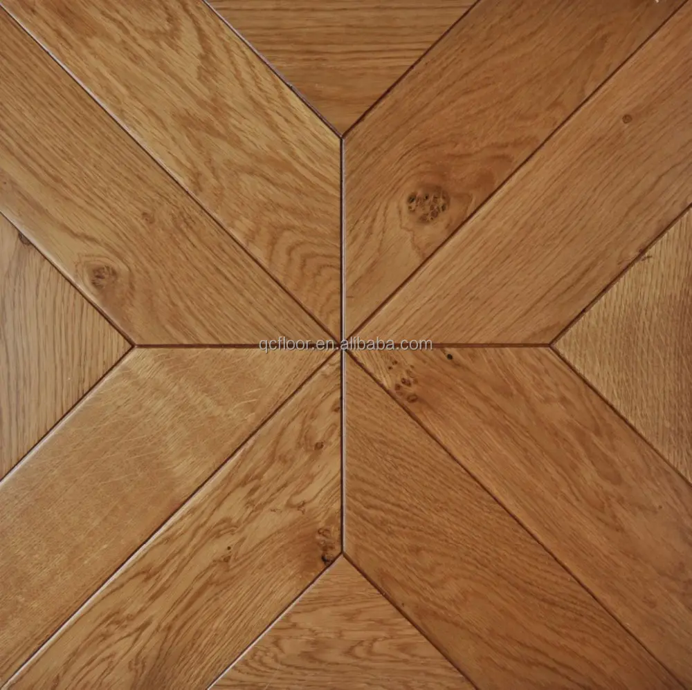 Artistic Parquet Square Engineered wood Flooring made in China