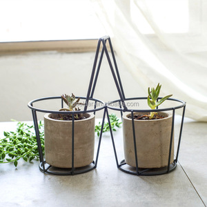 Commercio all'ingrosso indoor e outdoor attaccatura di <span class=keywords><strong>parete</strong></span> in metallo filo di supporto di pot di fiore pianta grassa per arredamento <span class=keywords><strong>da</strong></span> giardino - Product Image 5