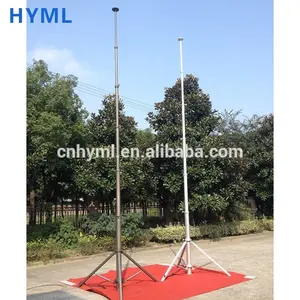 portable lightweight telescopic camera mast and telescoping lighting mast