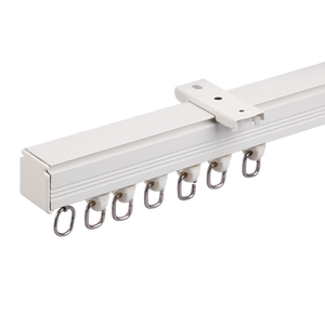 ZSTARR двойная телескопическая Регулируемая направляющая для штор Выдвижная алюминиевая оконная дорожка для домашнего использования без необходимости измерения размера - Product Image 1