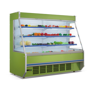 2 m multideck pantalla abierta frigo refrigerador supermercados escaparate nevera/refrigerador de la construido en el refrigerador para frutas y verduras - Product Image 6