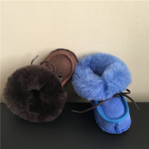 Merino Australiano de piel de oveja de zapatos de bebé recién nacido - Product Image 3