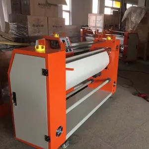 Oil Heating System Roller Textile Sublimation Printing Machine / Roll to roll Transfer Heat Press Machine