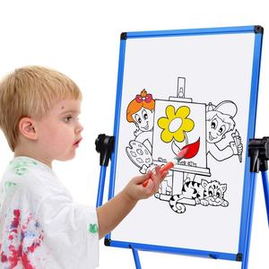 Metalen Vouwen Beweegbare Interactieve Droge Wissen Magnetische <span class=keywords><strong>Whiteboard</strong></span> Met Hoogte Verstelbare Flip Grafiek Schildersezel Marker Board