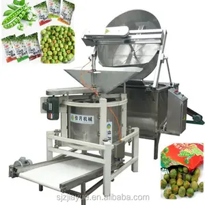 Industrial broad beans frying machine