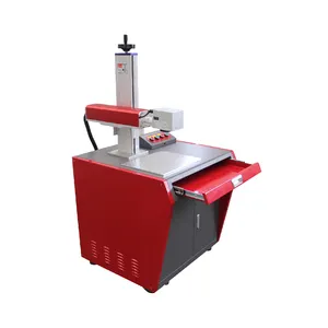 20W 30w desktop fiber laser marking machine metal laser engraving machine with good price fiber optic laser engraver