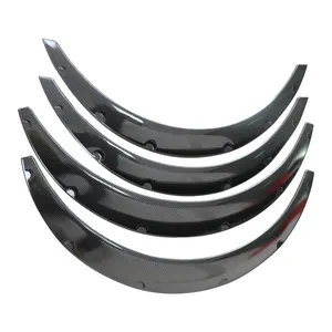 Fender Wheel Arches Flare Extension für Universal Cars Auto Kohle faser Fender Flare Wheel Eyebrow