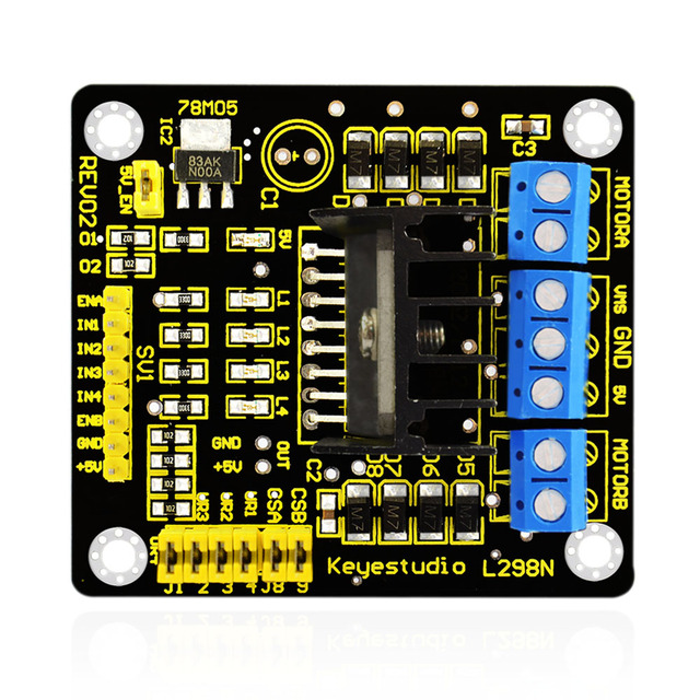 KEYESTUDIO L298N Motor Driver Board Module L298 for Arduino Stepper Motor for Microbit