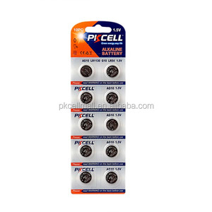0% hg Haute Capacité PKCELL <span class=keywords><strong>lr1130</strong></span> AG10 1.5 v Alcaline <span class=keywords><strong>Pile</strong></span> Bouton Batterie - Product Image 1