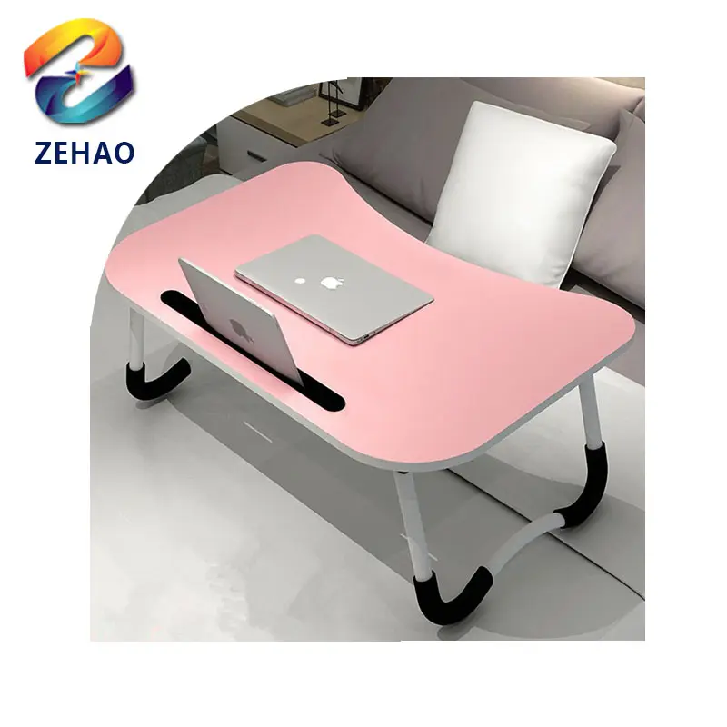 Cama pequeña de madera plegable, ajustable y ecológica, mesa de escritorio para ordenador portátil