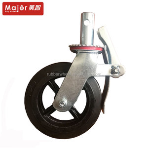 Rolador de borracha para carro, 6 polegadas, <span class=keywords><strong>150mm</strong></span>, caminhão manual, resistente, fundido - Product Image 3