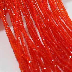 Cuentas sueltas de cristal rojo para Decoración - Product Image 6