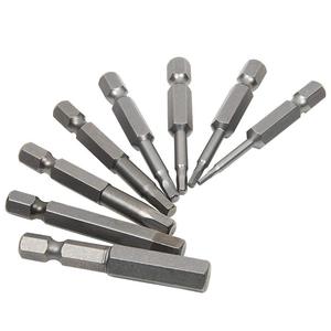Juego de destornilladores de cabeza <span class=keywords><strong>hexagonal</strong></span> de acero S2, 8 piezas, vástago <span class=keywords><strong>hexagonal</strong></span> de 1/4 pulgadas, 50mm de longitud, cabeza <span class=keywords><strong>hexagonal</strong></span>, puntas Allen - Product Image 5