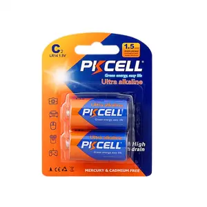 PKCELL c 尺寸 um2 电池 LR14 碱性电池 1.5 V 万用表