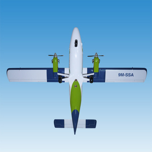 Turbine engine <strong>propeller</strong> aircraft dhc 6 resin model DHC-6 for business gift gift decoration souvenir <strong>and</strong> collection - Product Image 5