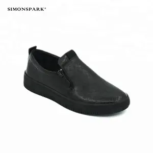 Toptan yüksek kalite moda rahat hakiki deri su geçirmez ayakkabı lüks erkekler için loafer'lar yumuşak kauçuk taban rahat ayakkabılar