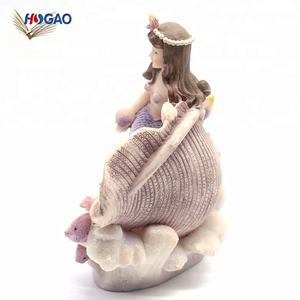 OEM mignon parti home decor sirènes de bande dessinée jouets poupées figurines en résine statues sirène <span class=keywords><strong>figurine</strong></span> - Product Image 6