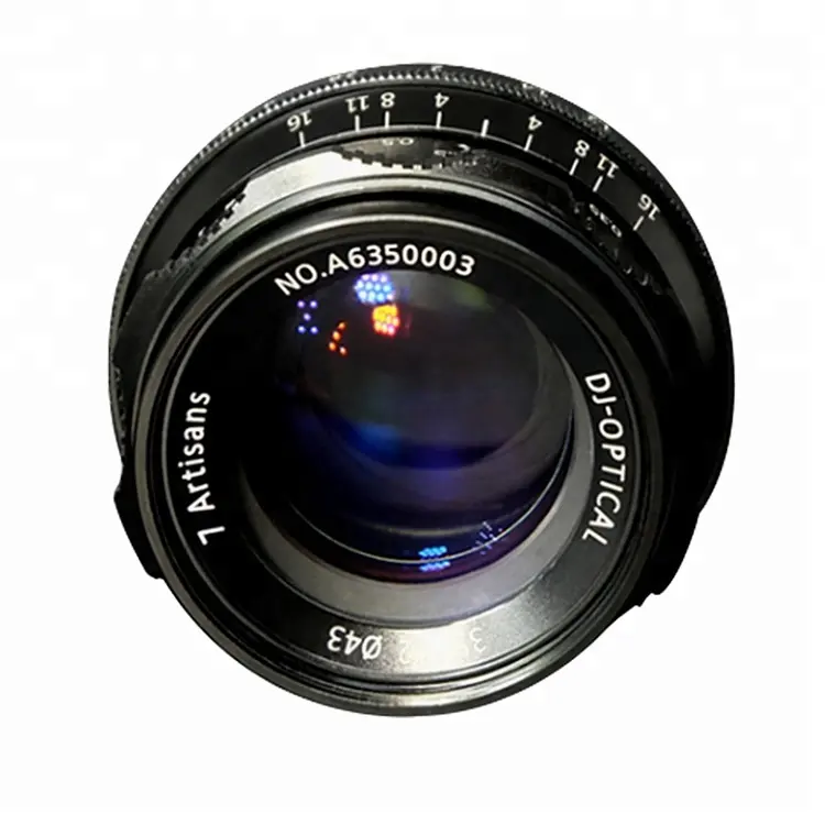 7 कारीगरों 35mm F1.2 प्रधानमंत्री लेंस सोनी के लिए ई-माउंट/फ़ूजी एक्सएफ APS-C Mirrorless कैमरा मैनुअल के लिए फोकस निर्धारित लेंस A6500 A6300 X-A1