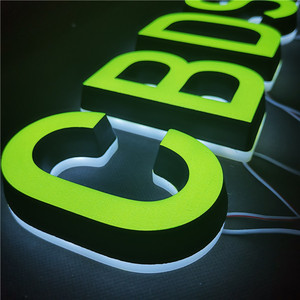 <span class=keywords><strong>Custom</strong></span> Made Reclame Displays <span class=keywords><strong>3d</strong></span> Led Brief Teken Outdoor - Product Image 6