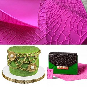 AK Công Cụ Trang Trí Bánh Cá Sấu Lớn Cho Tiệm Bánh Ấn Tượng Fondant Silicone Ren Mat BLM-26 Bánh Trang Trí Thảm Ren - Product Image 4