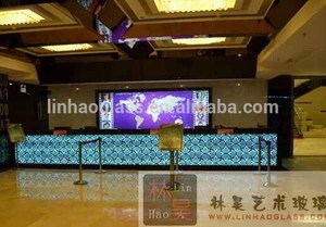 Bar en verre contre designs, <span class=keywords><strong>Accueil</strong></span> et night club bar contre, Led comptoir de bar à vendre - Product Image 4