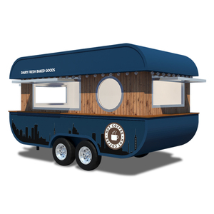 <span class=keywords><strong>Remolque</strong></span> de camiones de comida móvil completo forma de barco nuevo diseño 2021 - Product Image 3