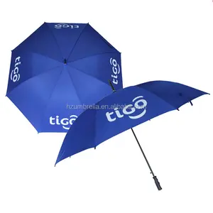 Tigo promotional plain umbrella golf