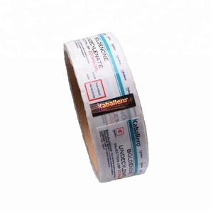 De vinilo impreso anti holograma Falso 10 ml KX-9 300 MG/ML de testosterona 25 mg inyección USP vial privado etiqueta rollos - Product Image 1