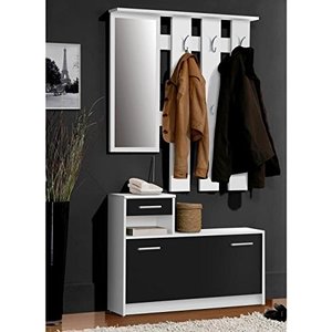 Moderno multiusos <span class=keywords><strong>Zapatero</strong></span> con <span class=keywords><strong>espejo</strong></span> de cuerpo entero - Product Image 4