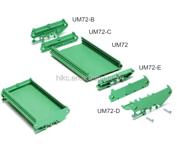 Montaggio a parete Contenitore In Plastica UM72 per PCB larghezza 72 millimetri