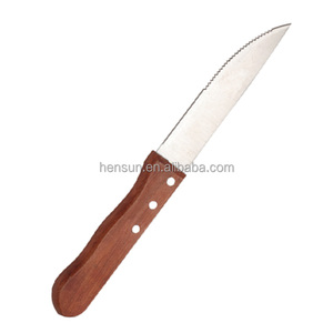 <span class=keywords><strong>Couteau</strong></span> <span class=keywords><strong>à</strong></span> <span class=keywords><strong>steak</strong></span> en acier inoxydable, outil de cuisine de meilleure qualité avec manche en bois - Product Image 4