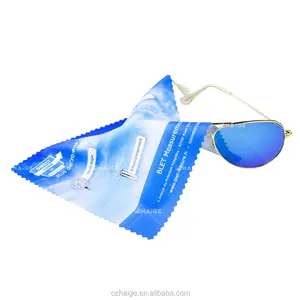 Silk Screen Printing Eyeglasses Microfiber cleaning cloth