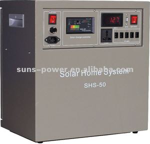 Générateur d'énergie solaire Portable 100 W 200 W avec LCD TV et ventilateur solaire - Product Image 1