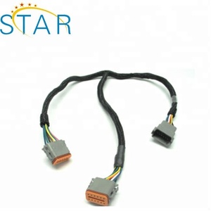 China fabrik 12 pin DT06-12S deutsch stecker DT04-12P kabelbaum kabel montage - Product Image 1