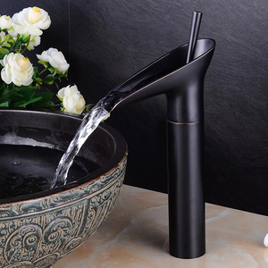 Hot bán New Arrival Chất lượng cao Brass Thác Lưu vực tap thời trang <span class=keywords><strong>Wine</strong></span> cup hình vòi nước cho phòng tắm van gốm - Product Image 3