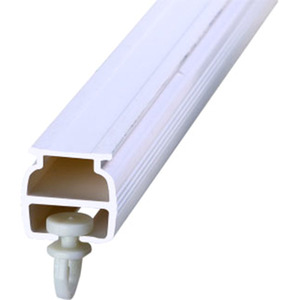 Riel de cortina de tiras de <span class=keywords><strong>pvc</strong></span>, montaje de techo de alta resistencia americano, con rueda de riel de cortina - Product Image 5