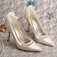22 renkler toptan gelinlik düğün ayakkabı beyaz