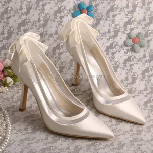 22 couleurs en gros chaussures de mariage de mariée blanc