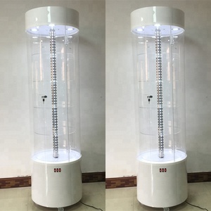 Vòng Acrylic Điện Thoại Di Động Phụ Kiện Hiển Thị Nội Các Với Bánh Xe - Product Image 6