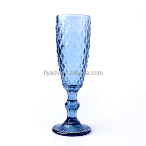 Flûtes à vin en verre cristallin rétro, verres à <span class=keywords><strong>champagne</strong></span>, verres à shot, gobelets à vin vintage en gros - Product Image 2