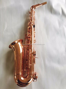 Colore rosa doppi bracci rotolo foro di tono sassofono professionale - Product Image 2