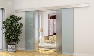 Glass Sliding <strong>Door</strong> Aluminium Sliding <strong>Barn</strong> <strong>Door</strong> <strong>Hardware</strong> Flat Rail Glass Aluminum Sliding <strong>Barn</strong> <strong>Door</strong> <strong>Hardware</strong> - Product Image 4