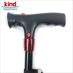 Canne en aluminium à double poignée rechargeable pour la rééducation, légère et avec alarme, bâton de <span class=keywords><strong>marche</strong></span> rétractable - Product Image 4