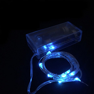 Pin 2AA Hoạt Động Trắng Ấm 1M 10 Đèn Led Dây Đồng Fairy <span class=keywords><strong>String</strong></span> - Product Image 4