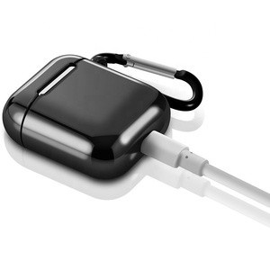 Electroplate เคสป้องกัน TPU,สำหรับ Airpods <span class=keywords><strong>Air</strong></span> Pods พร้อมพวงกุญแจ - Product Image 4