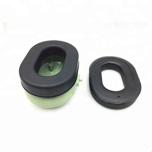 David <span class=keywords><strong>Clarks</strong></span>-almohadillas para la oreja de cuero, repuesto para la reparación de auriculares de piloto - Product Image 3