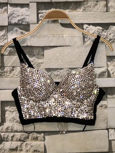 Kualitas Tinggi Berlian Gemerlap Bergaya Seksi Seksi Musim Panas Panas Panas Perempuan Korset Bikini Berlian Imitasi Berlian Imitasi - Product Image 2