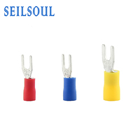 Cosses de câble de type U SV2-3.5 AWG 16-14, bornes de câble isolées, bornes à sertir en cuivre, connecteur de bloc de bornes, connecteur de câble plat